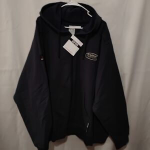 Size 4XL FR Zip Up Hooded Jacket Fire Rated